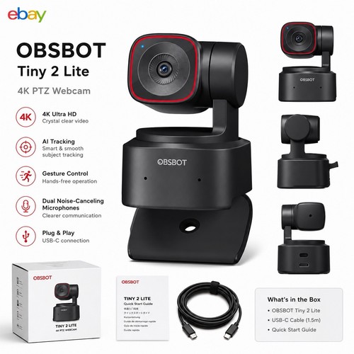 Obsbot tiny lite webcam - tiny,