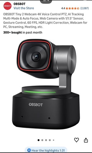 Obsbot tiny powered - obsbot, 2