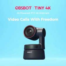 OBSBOT Tiny 4K PTZ Webcam